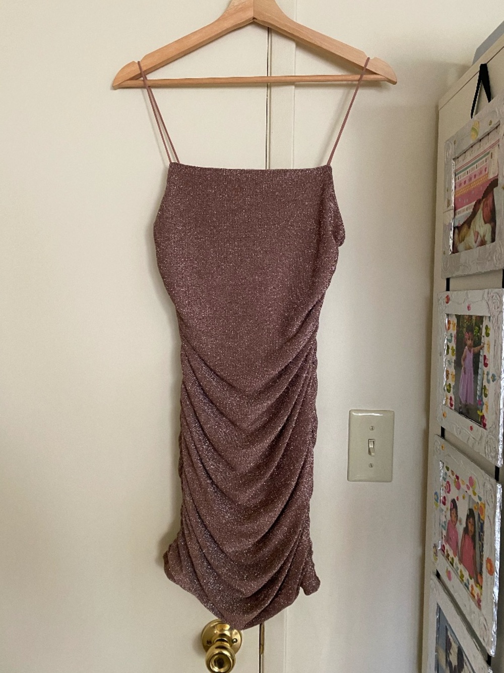 Sparkly Purple Mini Dress
